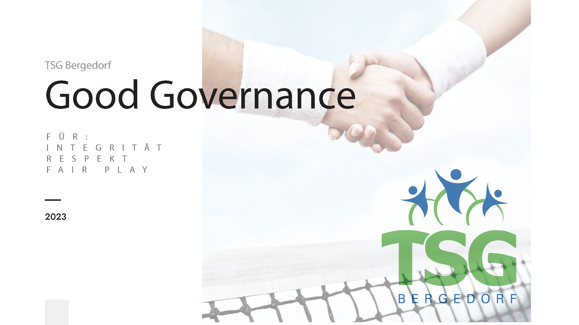 Das Good Governance Konzept Der TSG Bergedorf