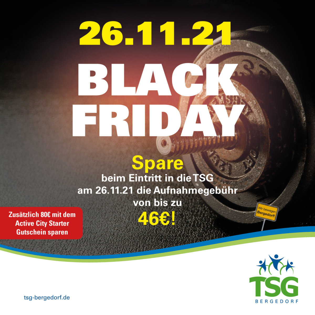 Black Friday Deal bei der TSG Bergedorf